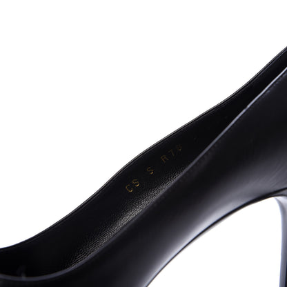 Valentino Garavani Calfskin Vlogo Signature 80mm Pumps 40.5 Black 8 of 8