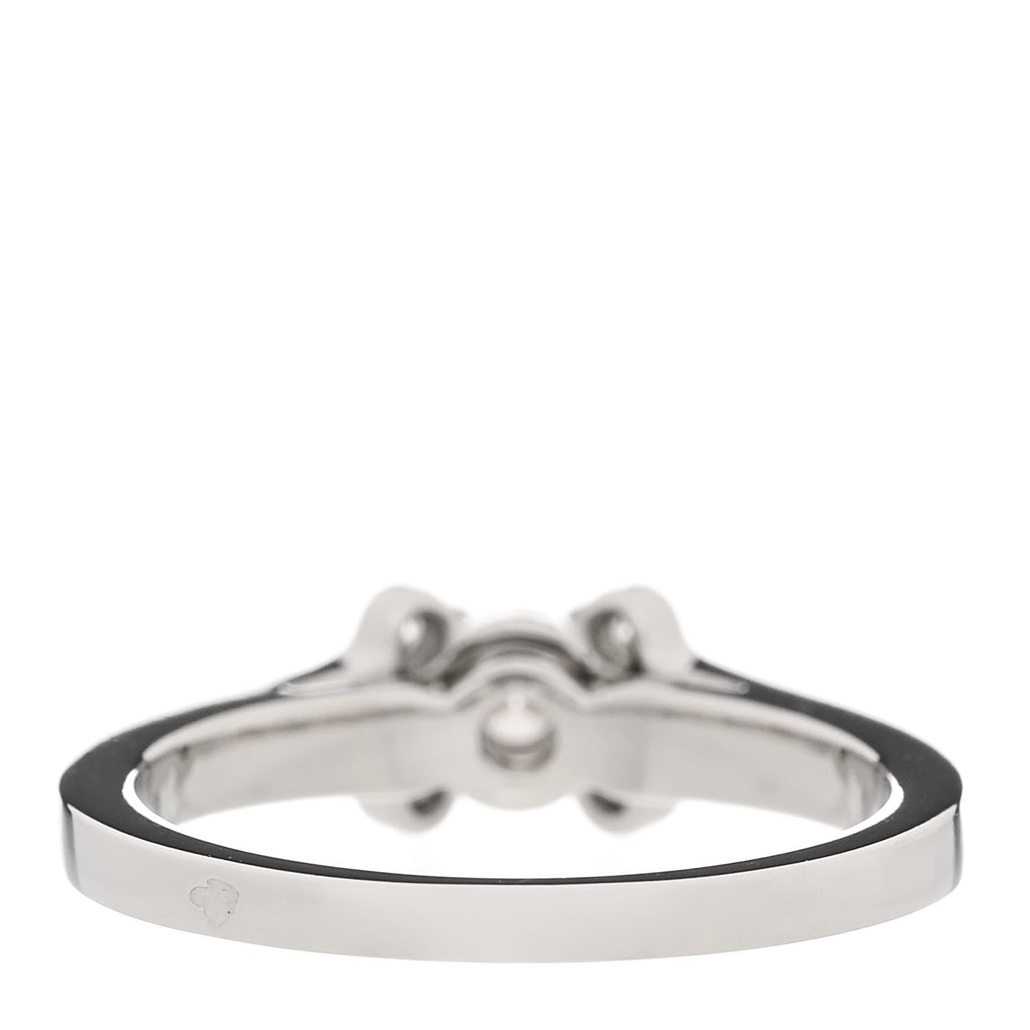 Cartier Platinum Diamond .19ct Ballerine Solitaire Engagement Ring 48 4.5 4 of 6