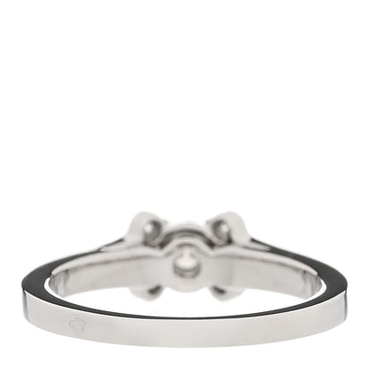 Cartier Platinum Diamond .19ct Ballerine Solitaire Engagement Ring 48 4.5 4 of 6
