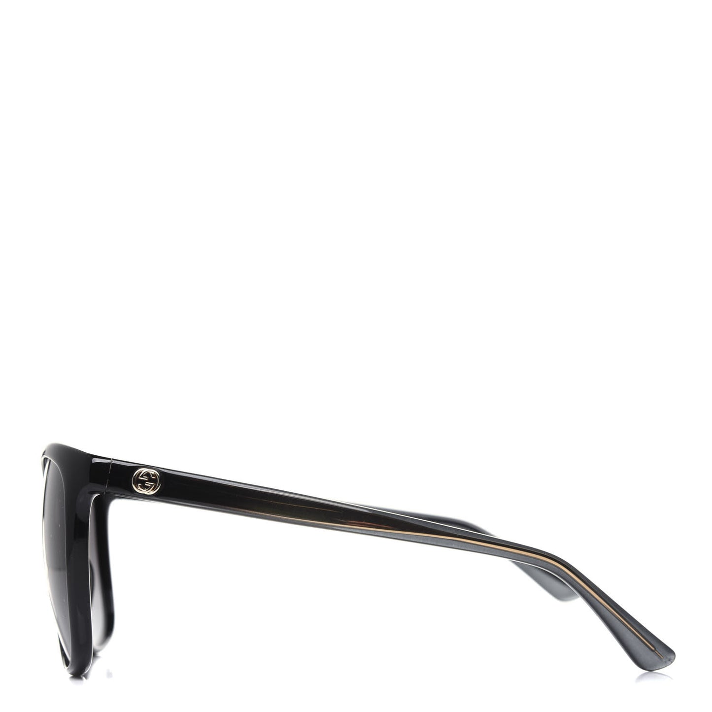 Acetate Square Frame Oversized Sunglasses GG3696/S Black