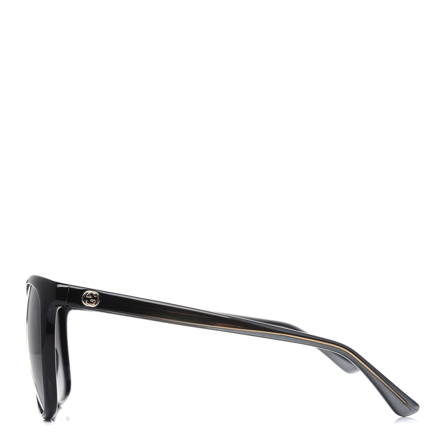 Gucci Acetate Square Frame Oversized Sunglasses GG3696/S Black 3 of 7