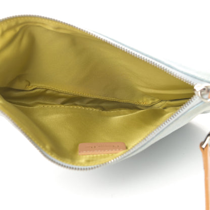 Christian Dior Denim Mini Saddle Pochette Blue 5 of 12