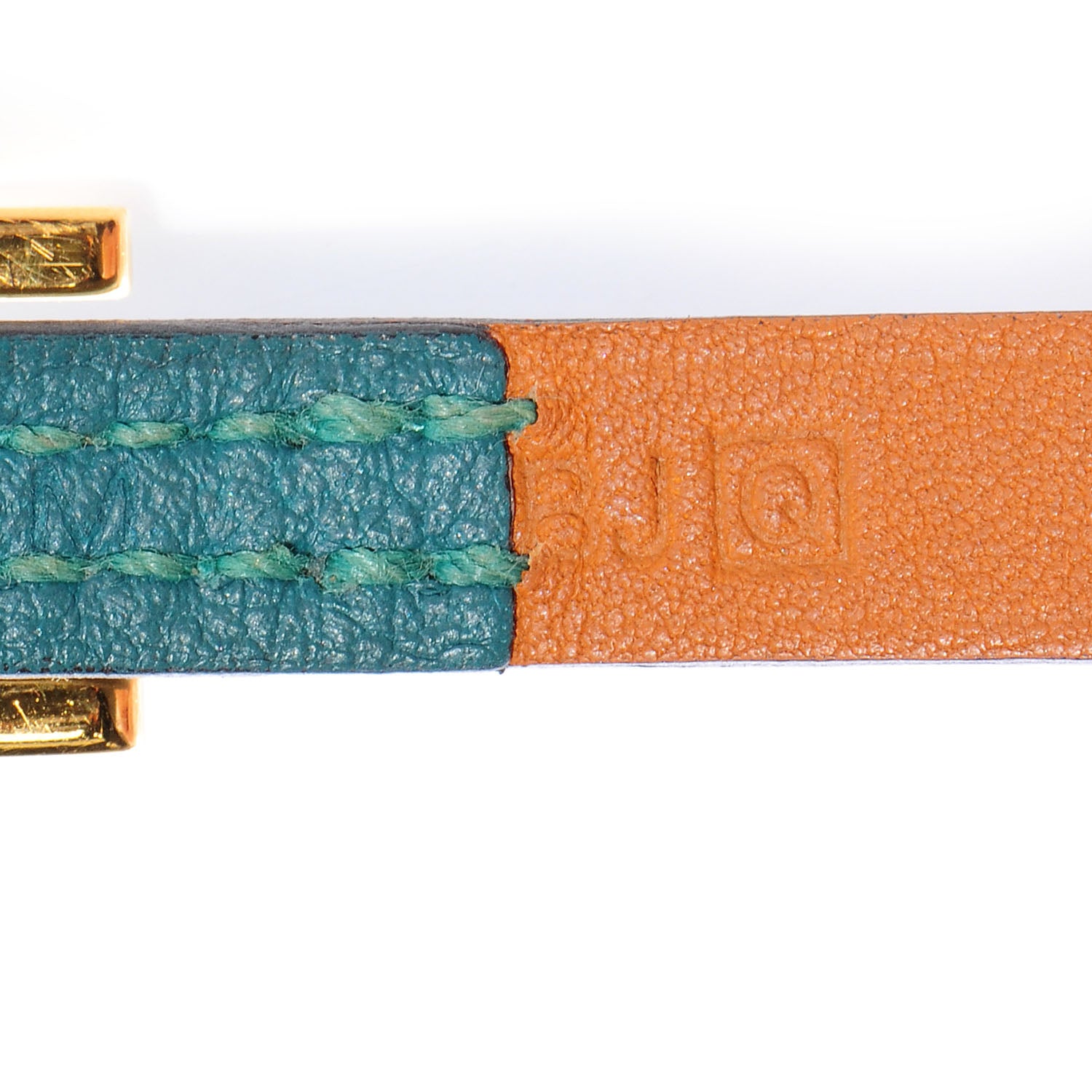 Hermes Swift Hapi 3 MM Triple Tour Wrap Bracelet Malachite 4 of 7