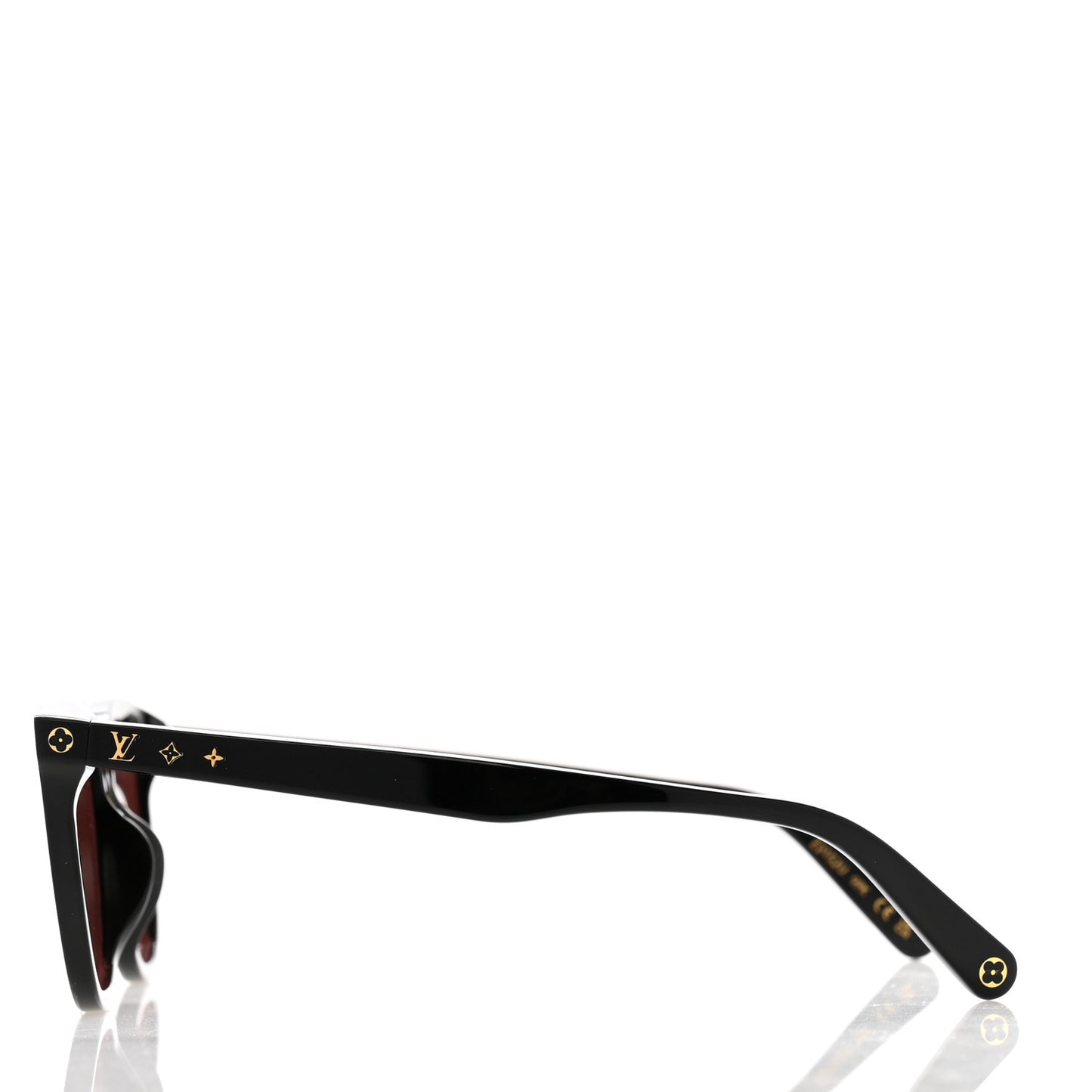Acetate My Monogram Fame Rectangle Sunglasses Z2152U Black