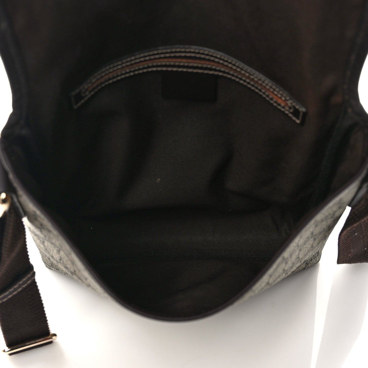 Gucci GG Plus Monogram Small Flap Messenger Bag Beige Dark Brown 5 of 10