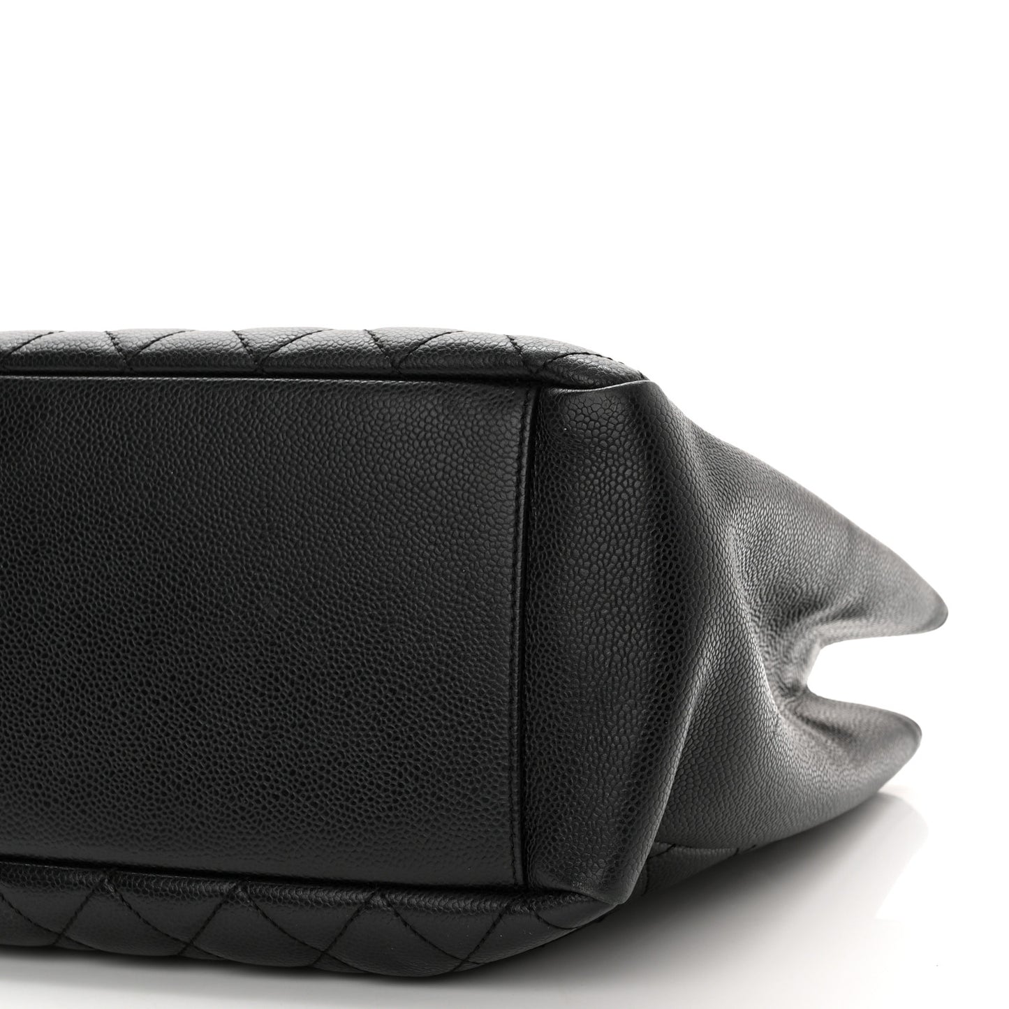 Caviar Quilted Grand Shopping Tote GST Black