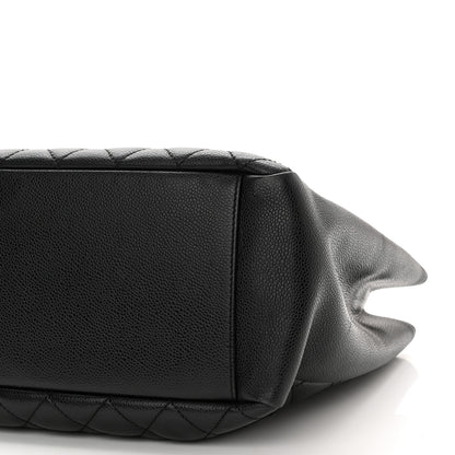 Chanel Caviar Quilted Grand Shopping Tote GST Black 11 of 12