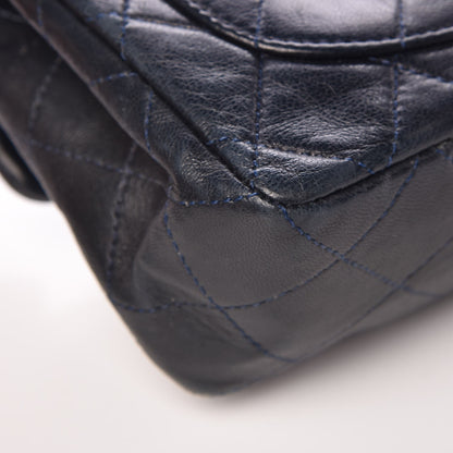 Chanel Lambskin Quilted Mini Square Flap Bag Navy 11 of 12