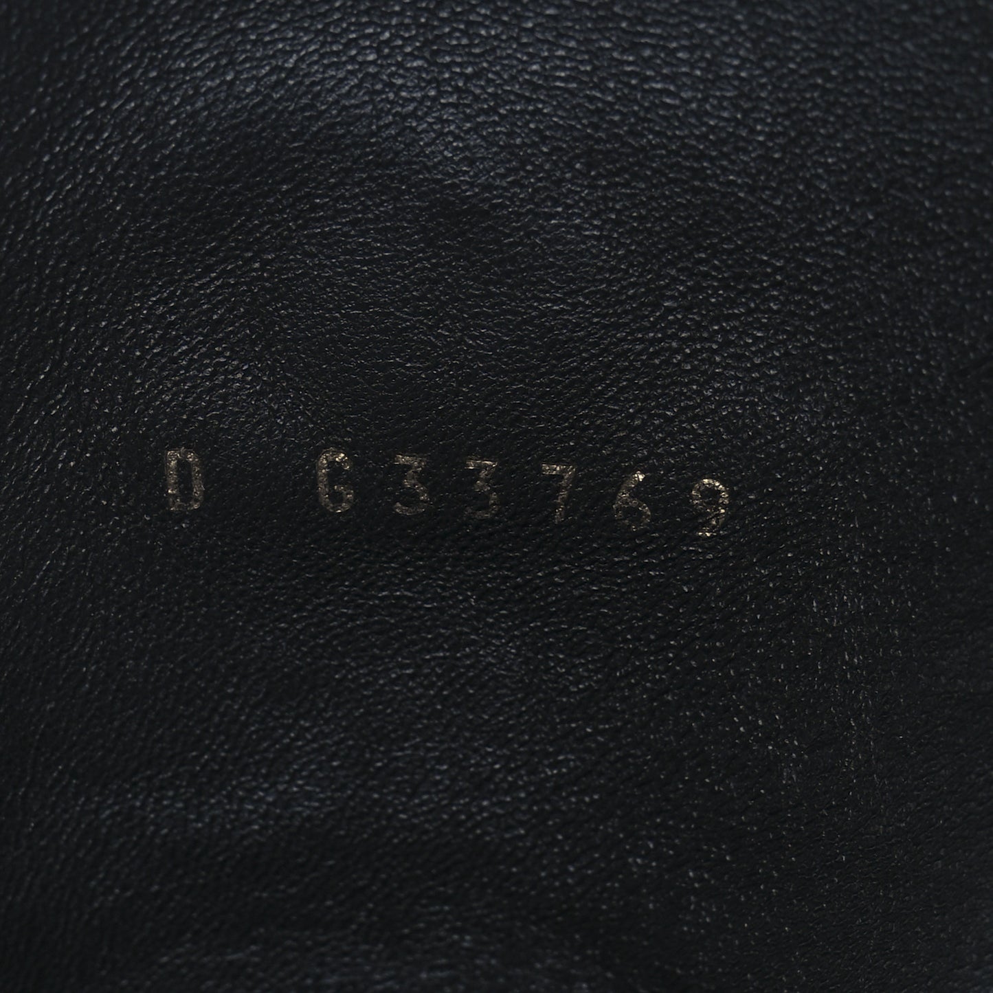 Calfskin Quilted Lace Up Combat Boots 39 Black