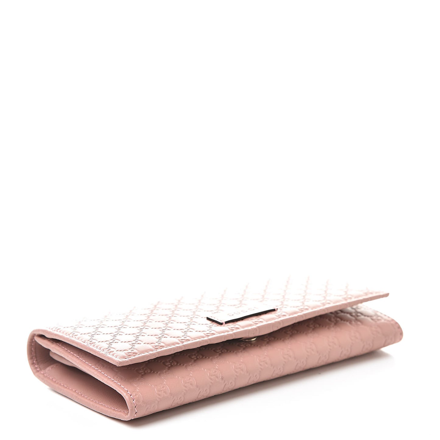 Soft Microguccissima Continental Wallet Soft Pink