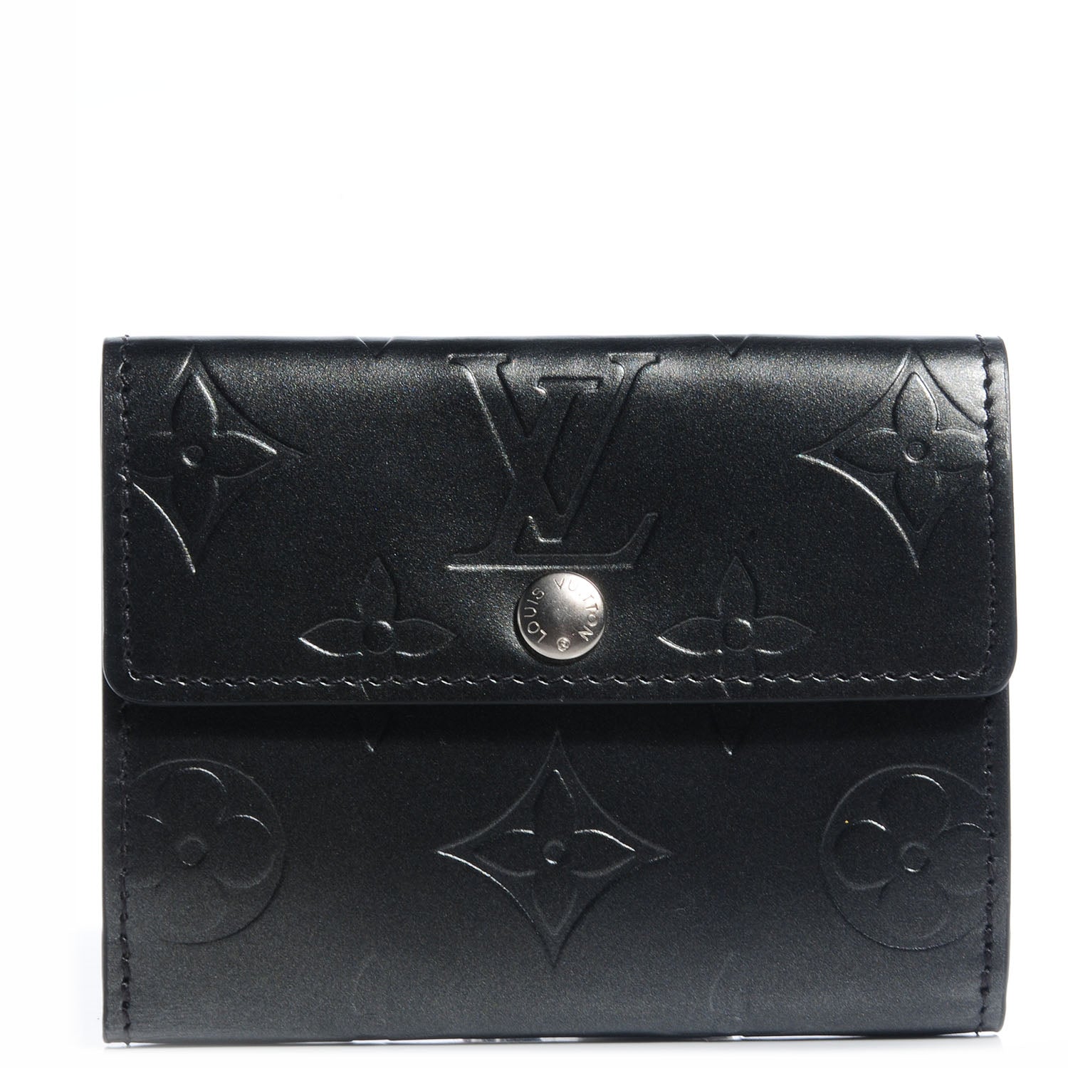 Louis Vuitton Mat Monogram Ludlow Wallet Black 1 of 9