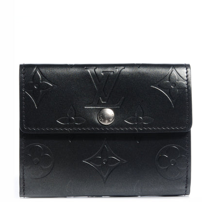 Louis Vuitton Mat Monogram Ludlow Wallet Black 1 of 9