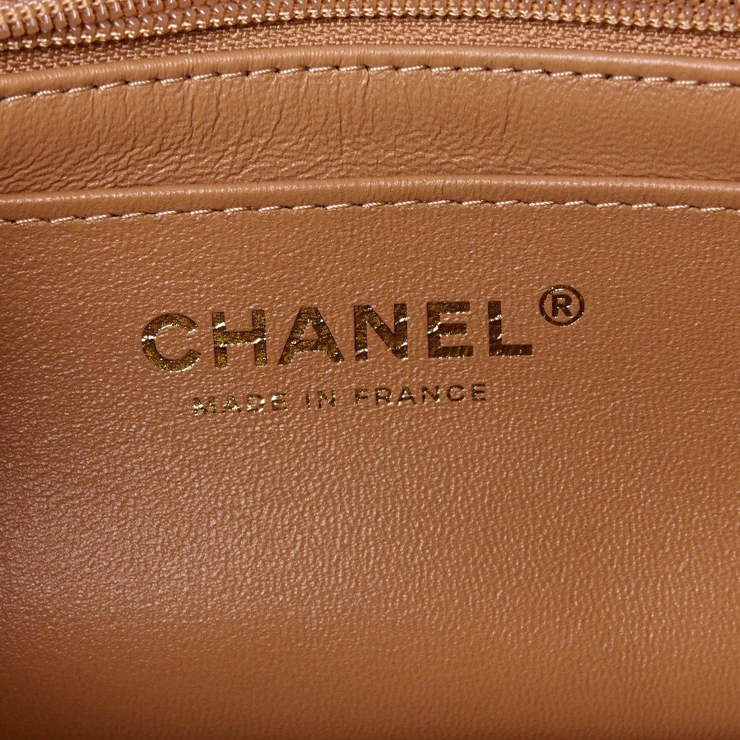 Chanel Lambskin Quilted Bi-Color Mini Top Handle Rectangular Flap Ecru Dark Beige 7 of 12