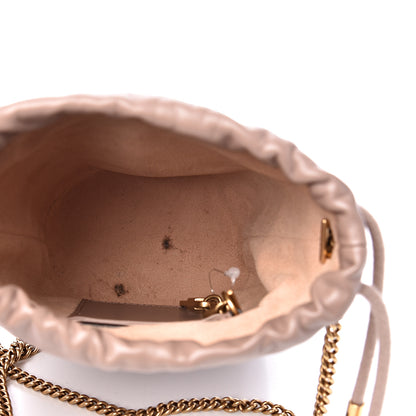 Gucci Calfskin Matelasse Mini GG Marmont 2.0 Bucket Bag Porcelain Rose 4 of 9