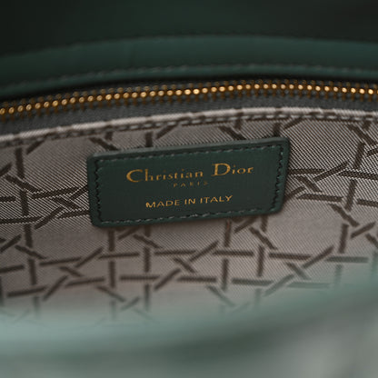 Christian Dior Lambskin Cannage Small My ABCDior Lady Dior Army Green 9 of 10