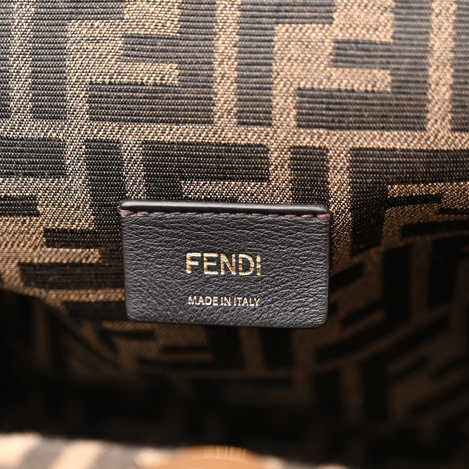 Fendi Denim Karligraphy Embroidered Medium Fendi First Blue 6 of 10