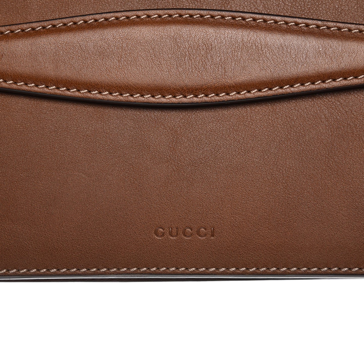 Calfskin Animalier Clutch Brown