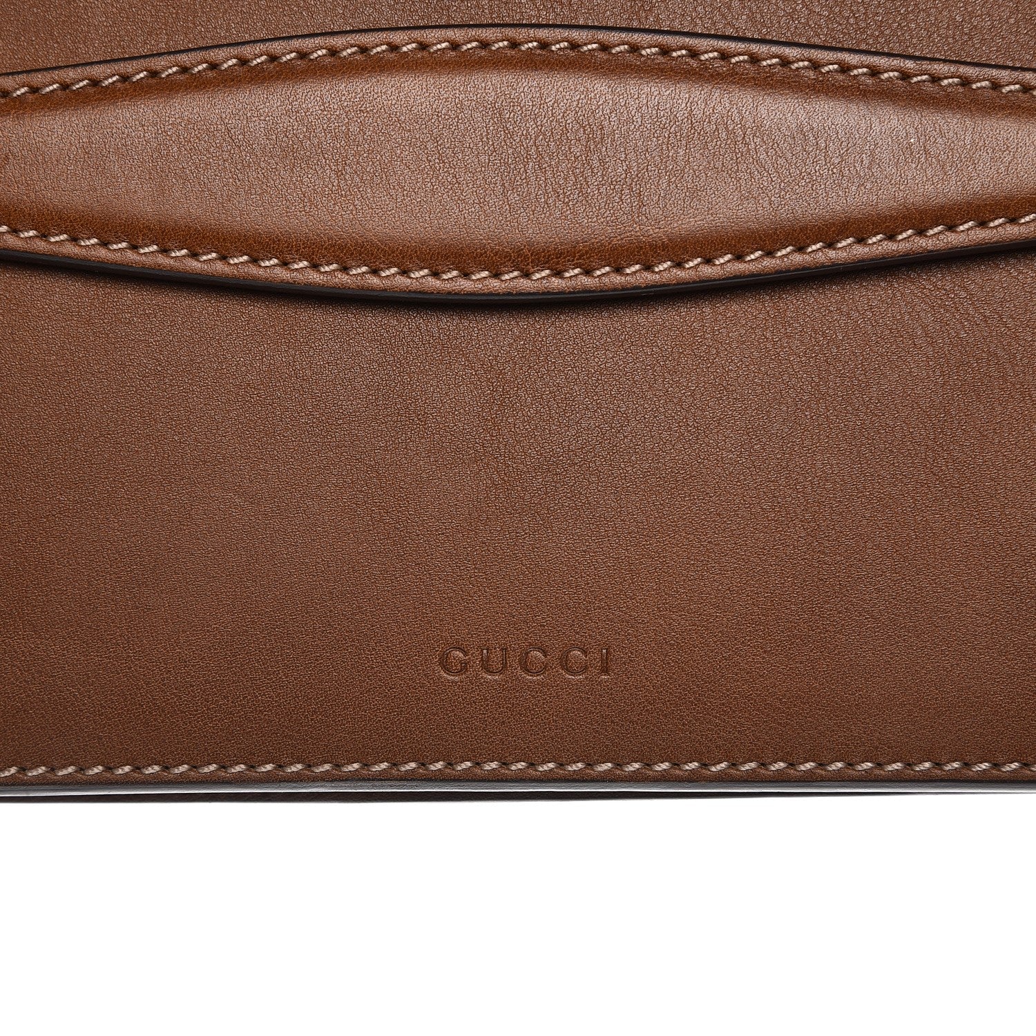 Gucci Calfskin Animalier Clutch Brown 7 of 8