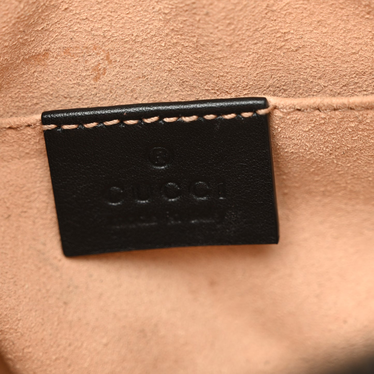 Calfskin Matelasse GG Marmont Belt Bag 75 30 Black
