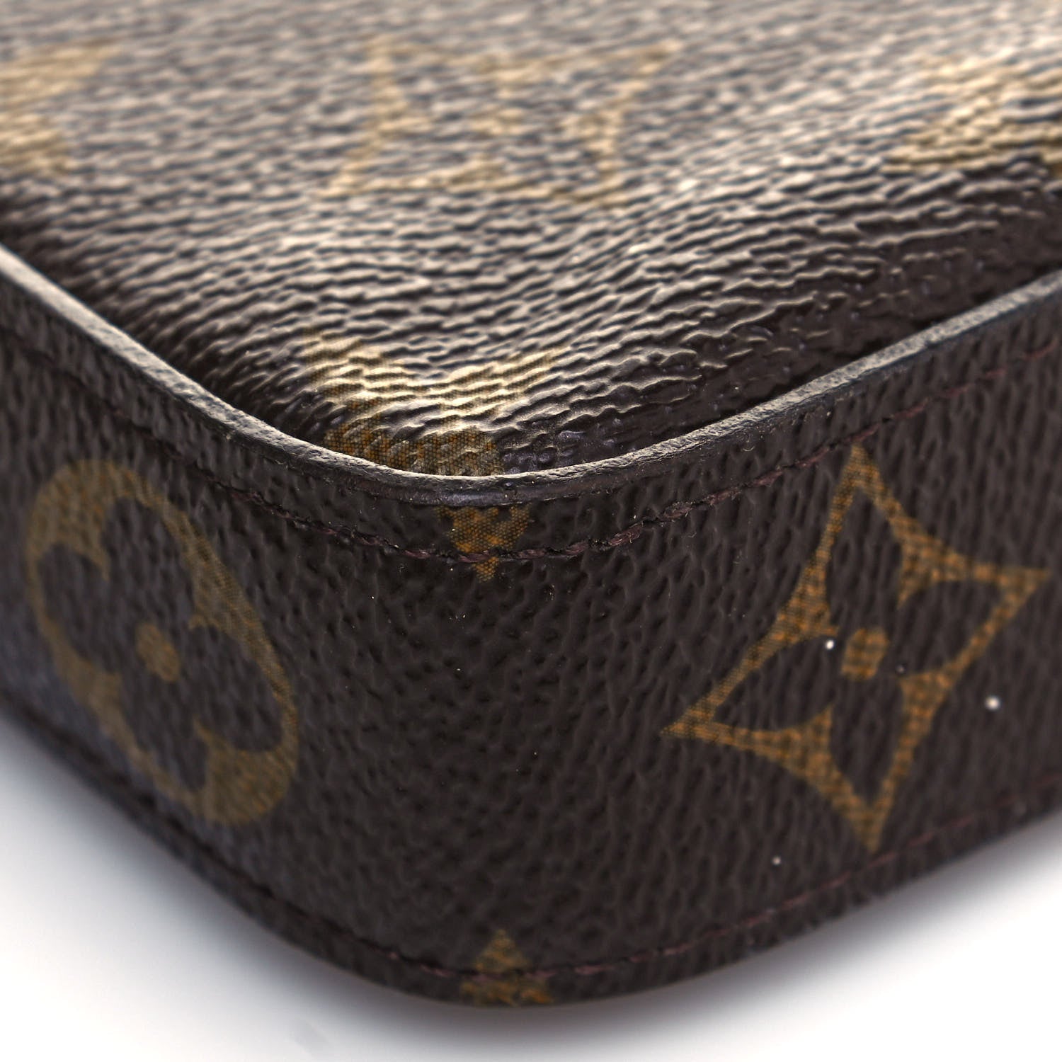 Louis Vuitton Monogram Pochette Felicie Chain Wallet Fuchsia 12 of 14