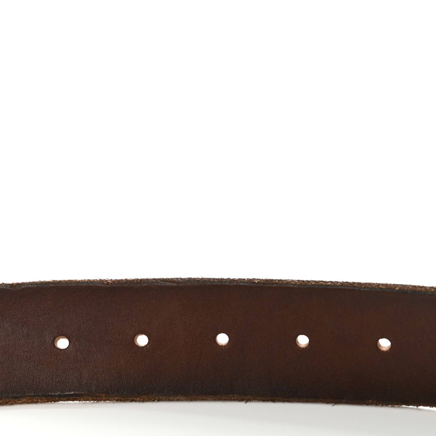 Gucci Faded Calfskin Double G 40mm Belt 80 32 Cuir 5 of 7