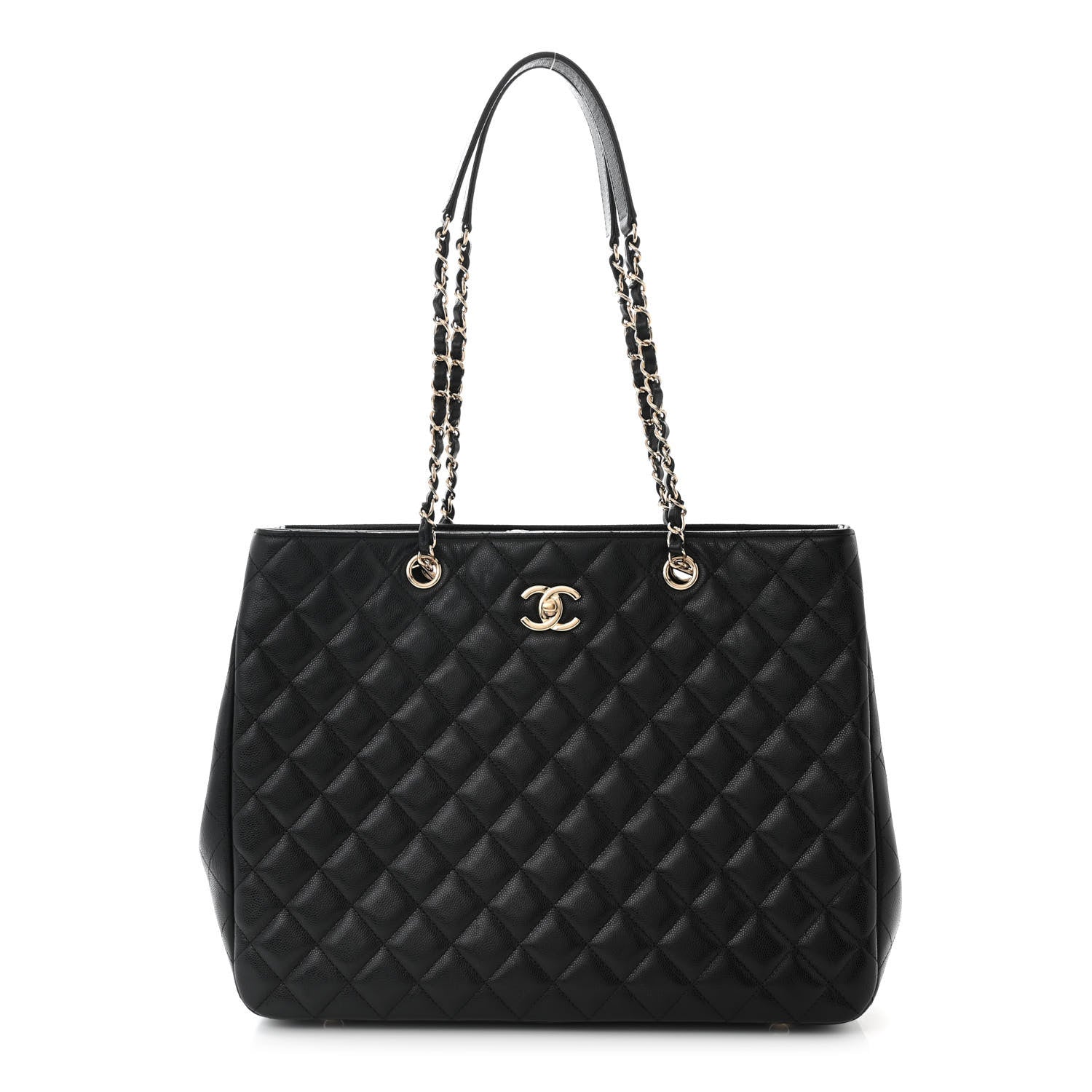 Chanel Caviar Quilted Large Shopping Tote Black 1 of 11
