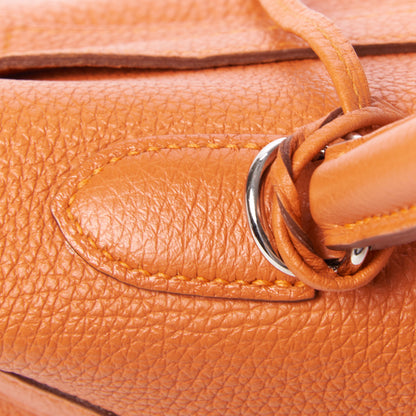 Hermes Togo Kelly Retourne 35 Orange 12 of 32