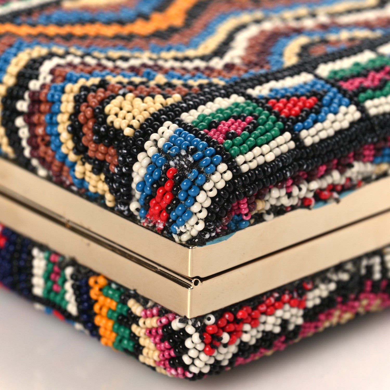 Valentino Garavani Beaded Chain Clutch Multicolor 7 of 7