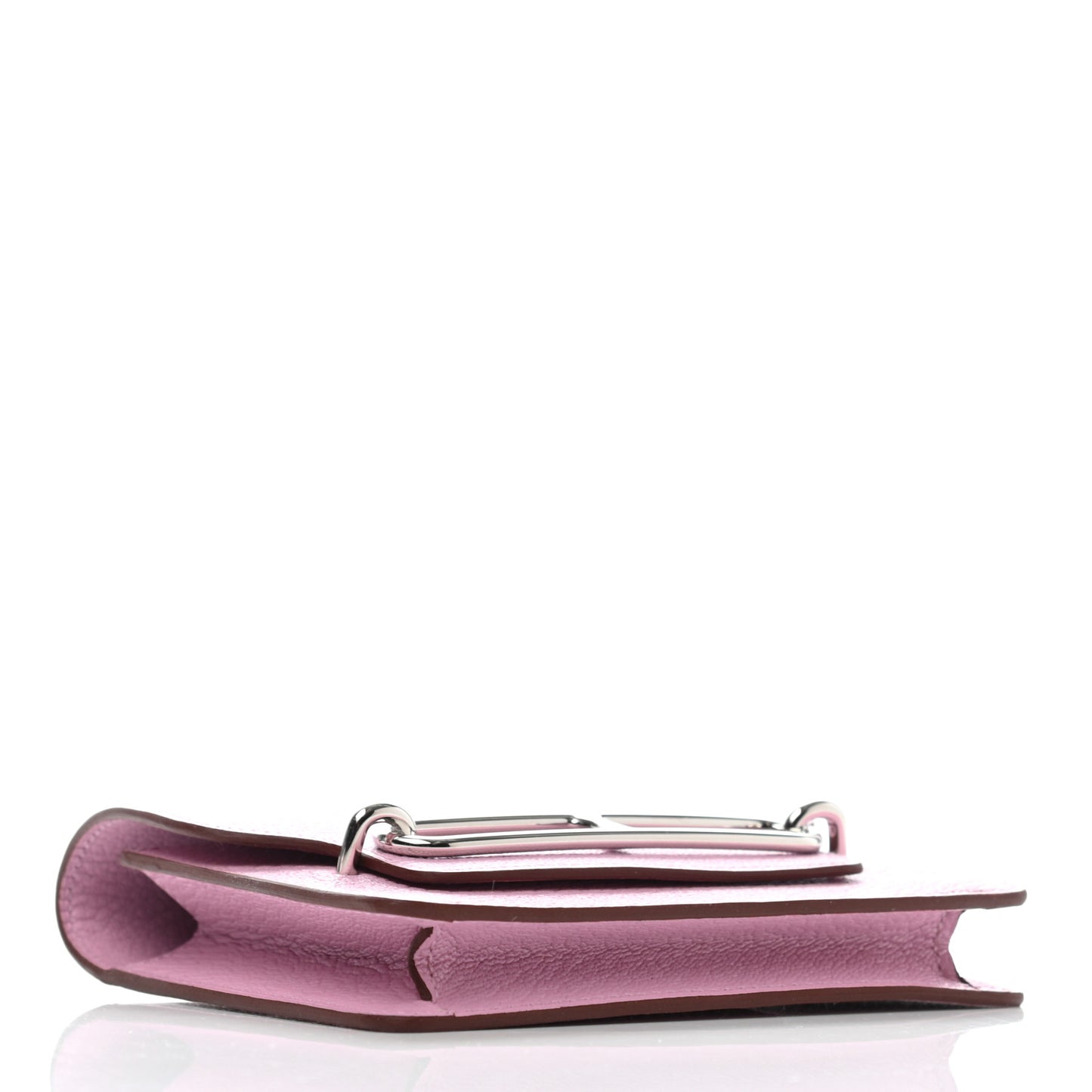 Chevre Mysore Roulis Slim Wallet Mauve Sylvestre