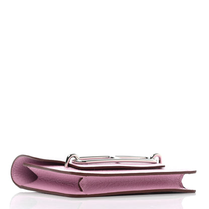 Hermes Chevre Mysore Roulis Slim Wallet Mauve Sylvestre 4 of 7