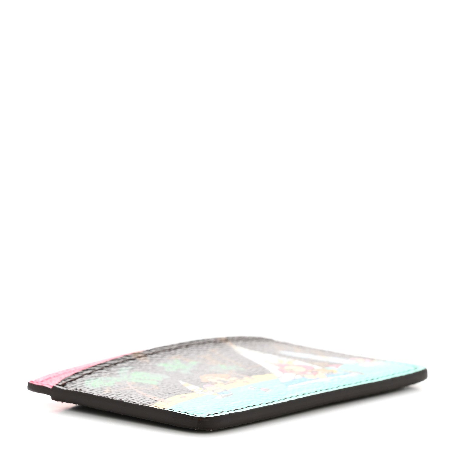 Louis Vuitton Monogram 2023 Vivienne Beach Cardholder Dragon Fruit Pink 4 of 7