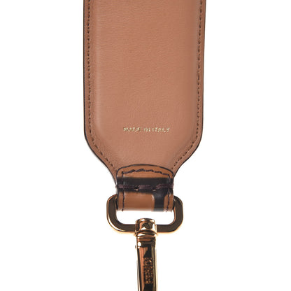 Fendi Calfskin FF 1974 Embossed Mini Strap You Tobacco Black 4 of 4