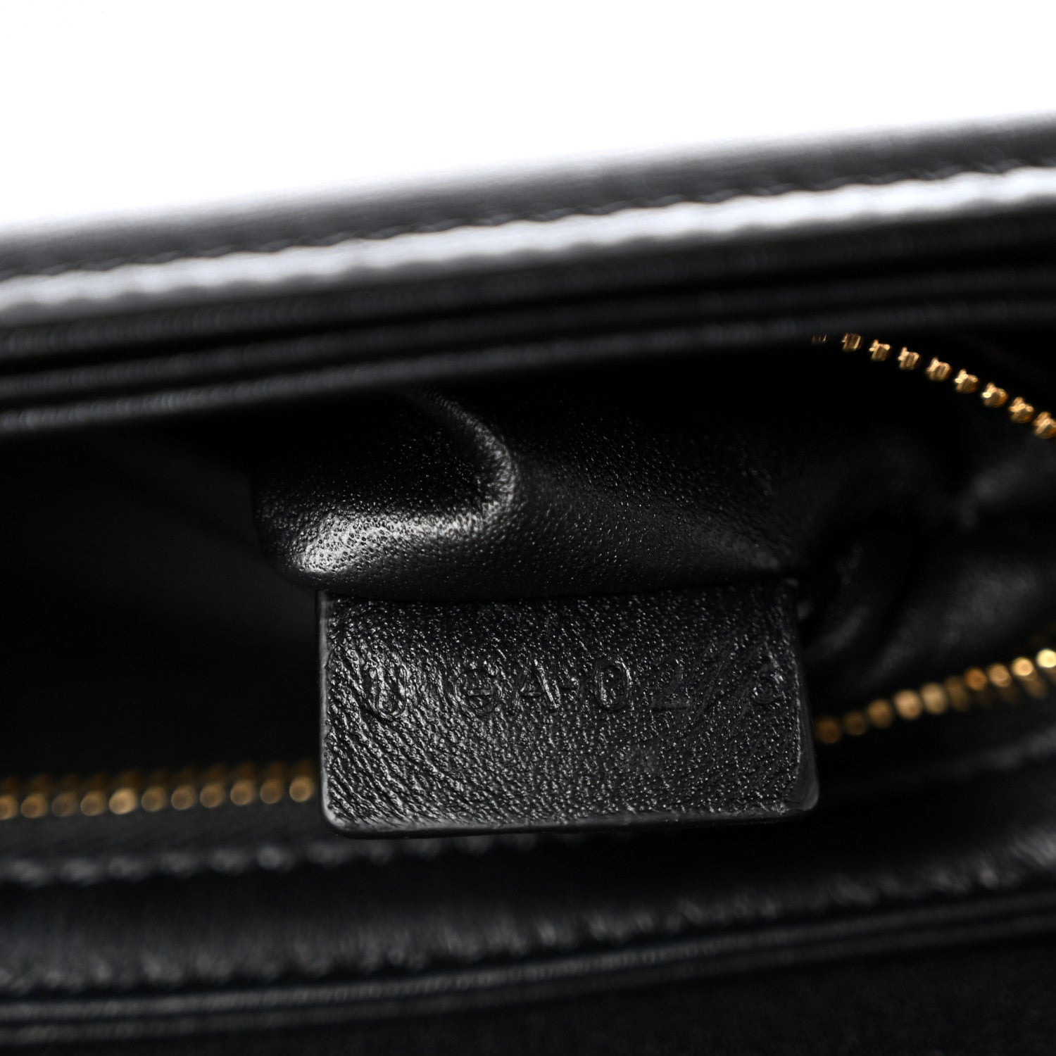 Celine Shiny Calfskin Teen Triomphe Black 7 of 12