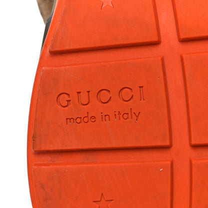 Gucci GG Supreme Monogram Mix Monogram Mens Rhyton Sneakers 10.5 Bordeaux Beige Ebony 6 of 9