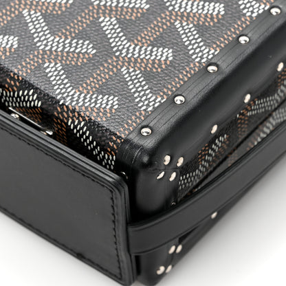 Goyard Goyardine Minaudiere Trunk Bag Black 13 of 14