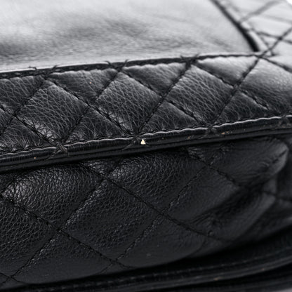 Chanel Calfskin New Medium Boy Reverso Flap Black 13 of 15