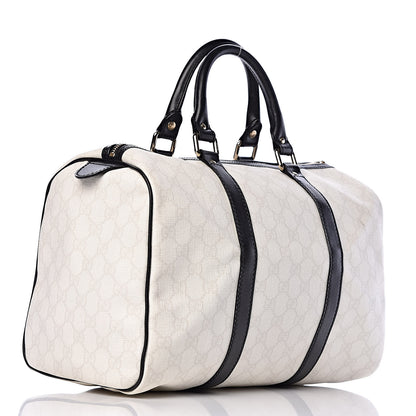 Gucci GG Plus Monogram Medium Joy Boston White Black 3 of 12