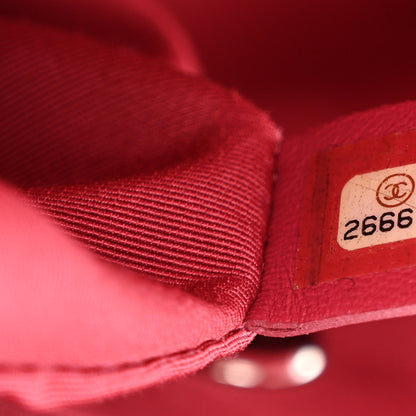 Chanel Lambskin Chevron Medium Single Flap Fuchsia 7 of 10