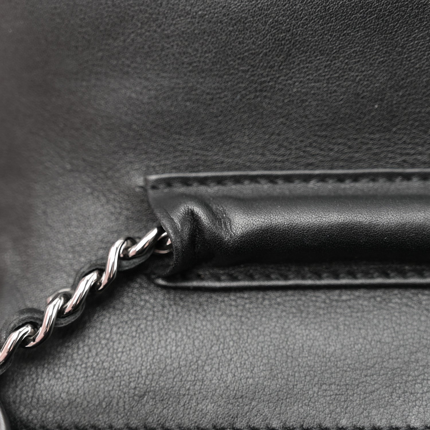 Chanel Patent Quilted Brilliant Wallet On Chain WOC Black 11 of 13
