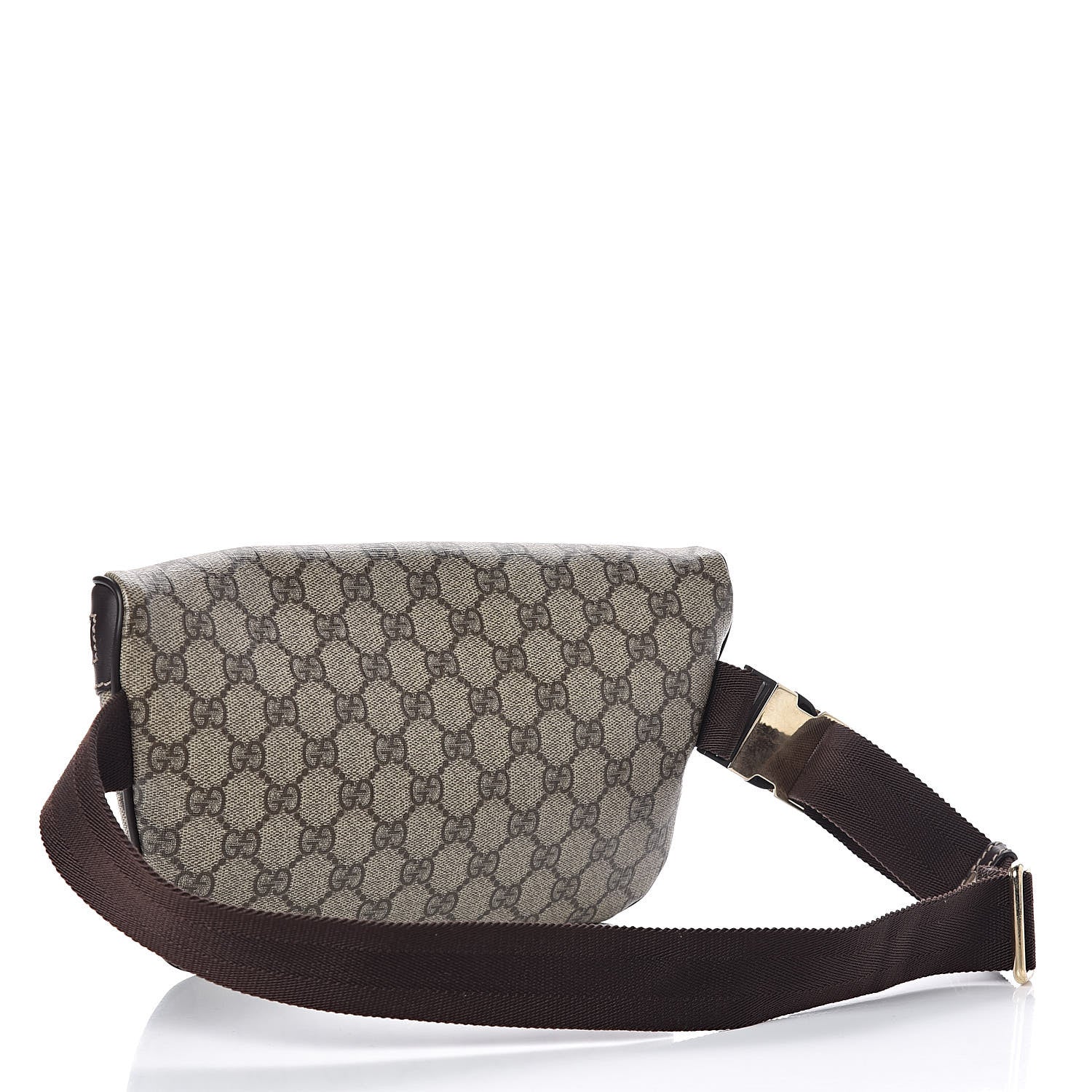 Gucci GG Supreme Monogram Belt Bag Dark Brown 3 of 9