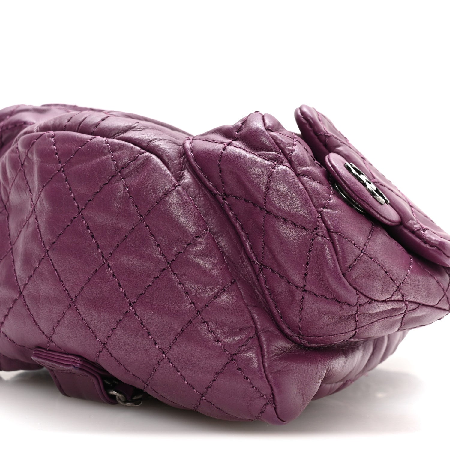 Chanel Calfskin Mini Backpack Is Back Plum 9 of 10