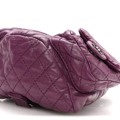 Chanel Calfskin Mini Backpack Is Back Plum 9 of 10