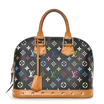 Louis Vuitton Monogram Multicolor Alma PM Black 1 of 9
