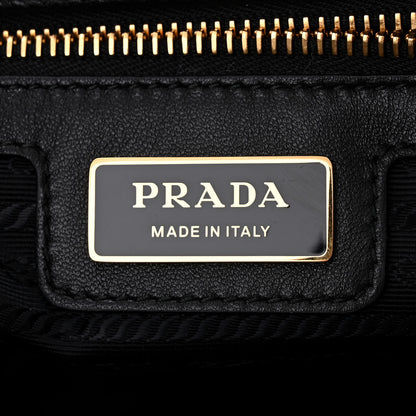 Prada Re-Nylon Saffiano Large Re-Edition 1978 Two Handle Bag Black 6 of 10