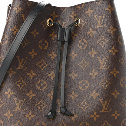 Louis Vuitton Monogram Neonoe MM Black 7 of 9