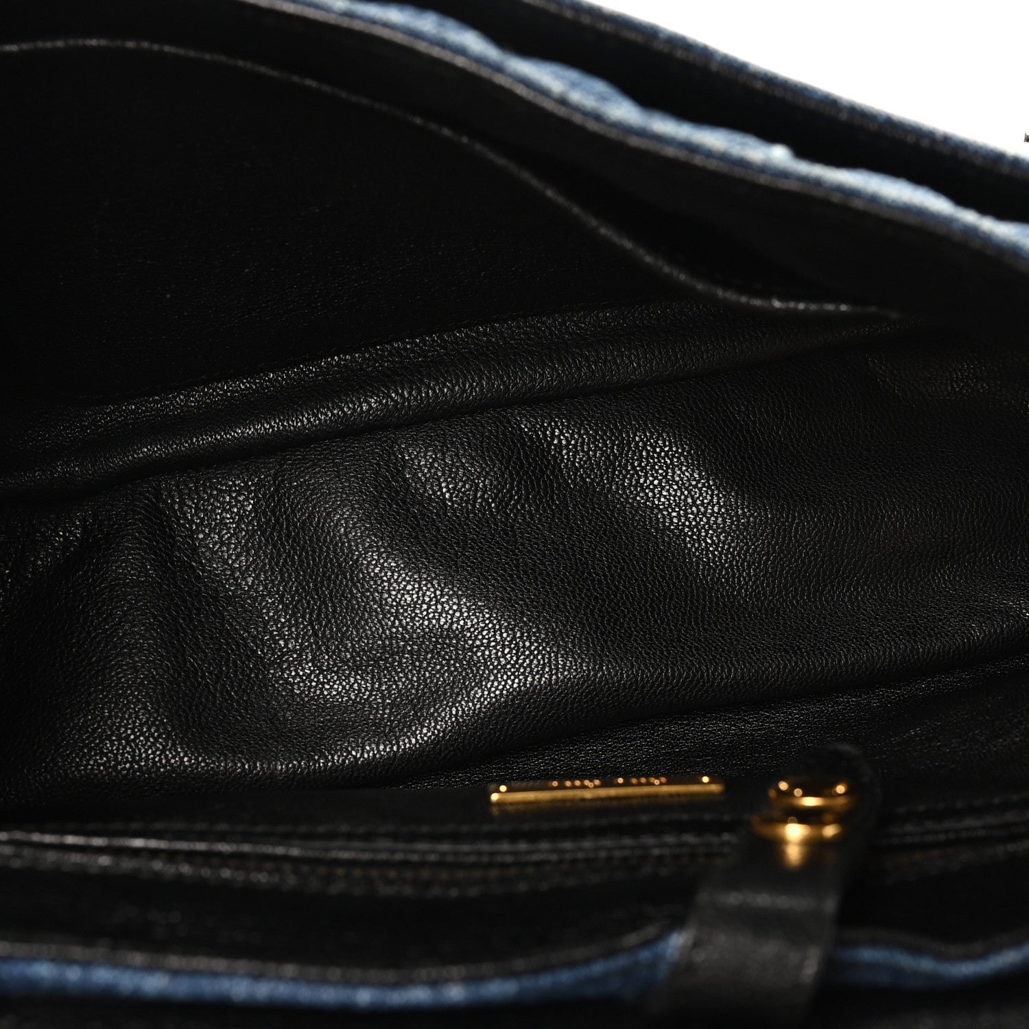 Miu Miu Denim Matelasse Biker Shoulder Bag Avio 5 of 9