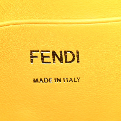 Fendi Nappa Apolo Bi-Color Mini Chain Baguette Limone White Ice 6 of 15