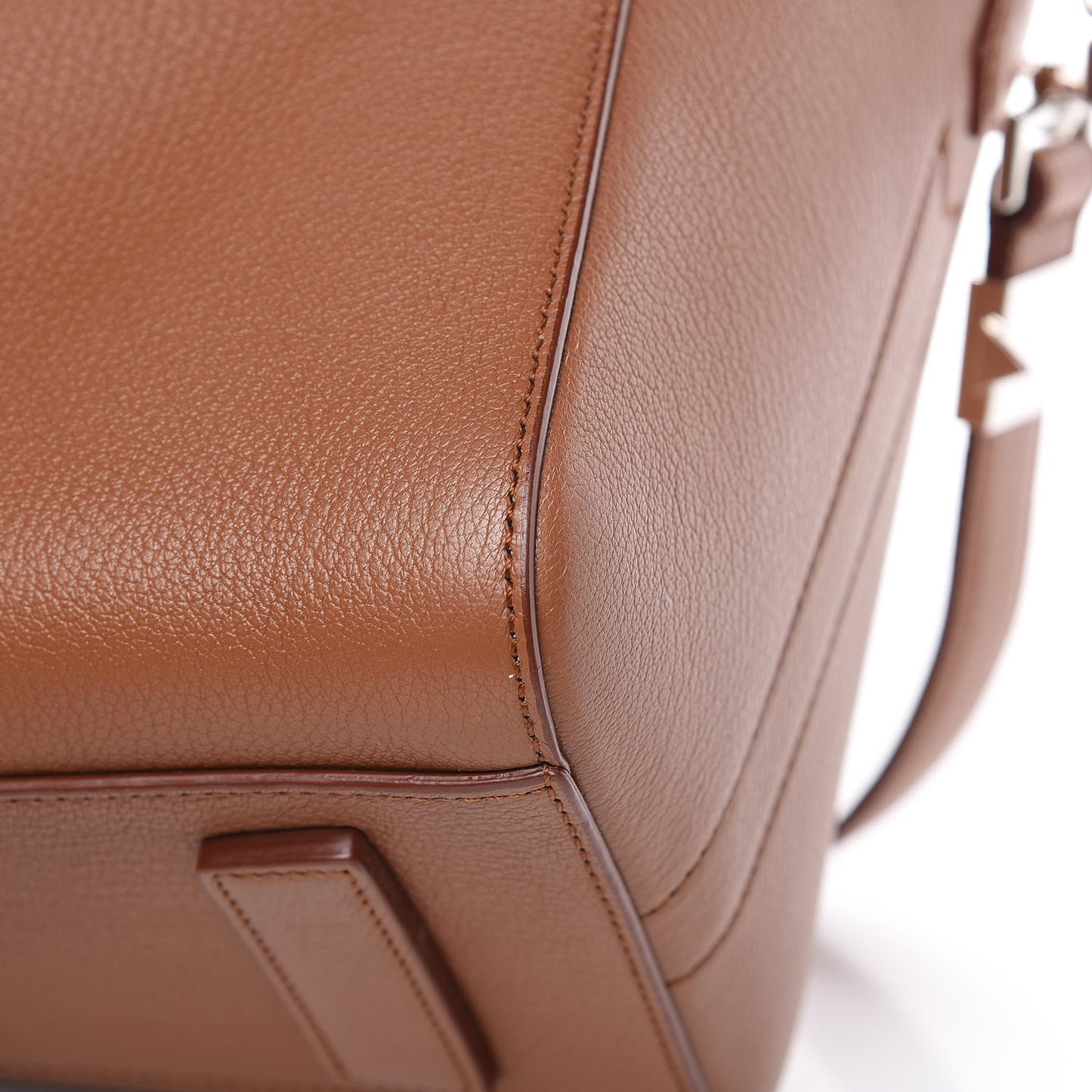 Sugar Goatskin Small Antigona Cognac
