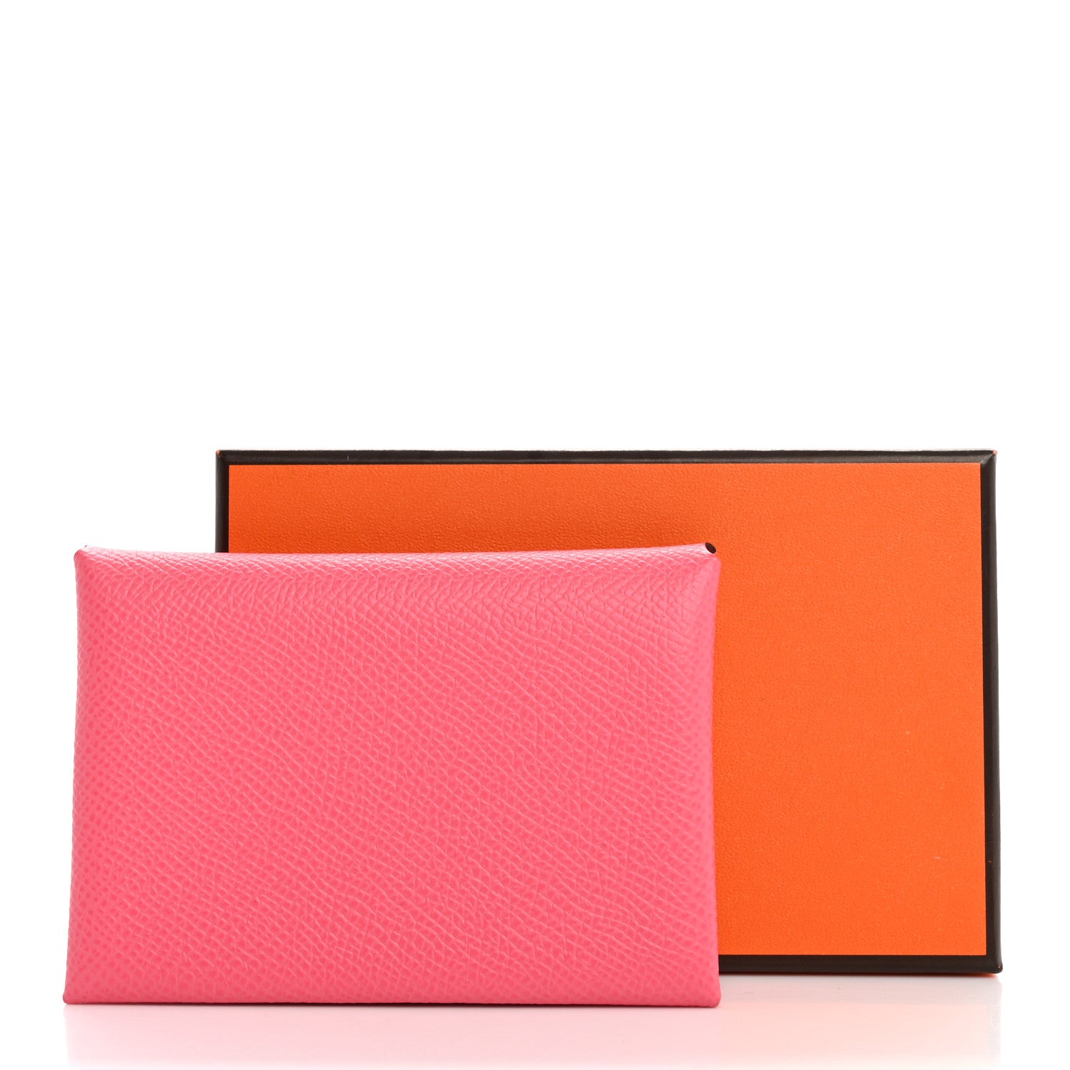 Hermes Epsom Calvi Duo Card Case Rose Azalee 1860814 – FASHIONPHILE
