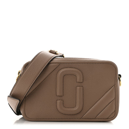 Marc Jacobs Calfskin Quilted The Moto Shot 21 Bag Dusty Beige 1 of 14